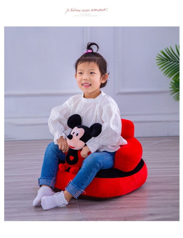 Attach Mickey Mouse baby Sofa, Cartoon Back Support Seat, Stuffed Chair For Kid Attach Mickey Mouse baby Sofa, Cartoon Back Support Seat, Stuffed Chair For Kid
